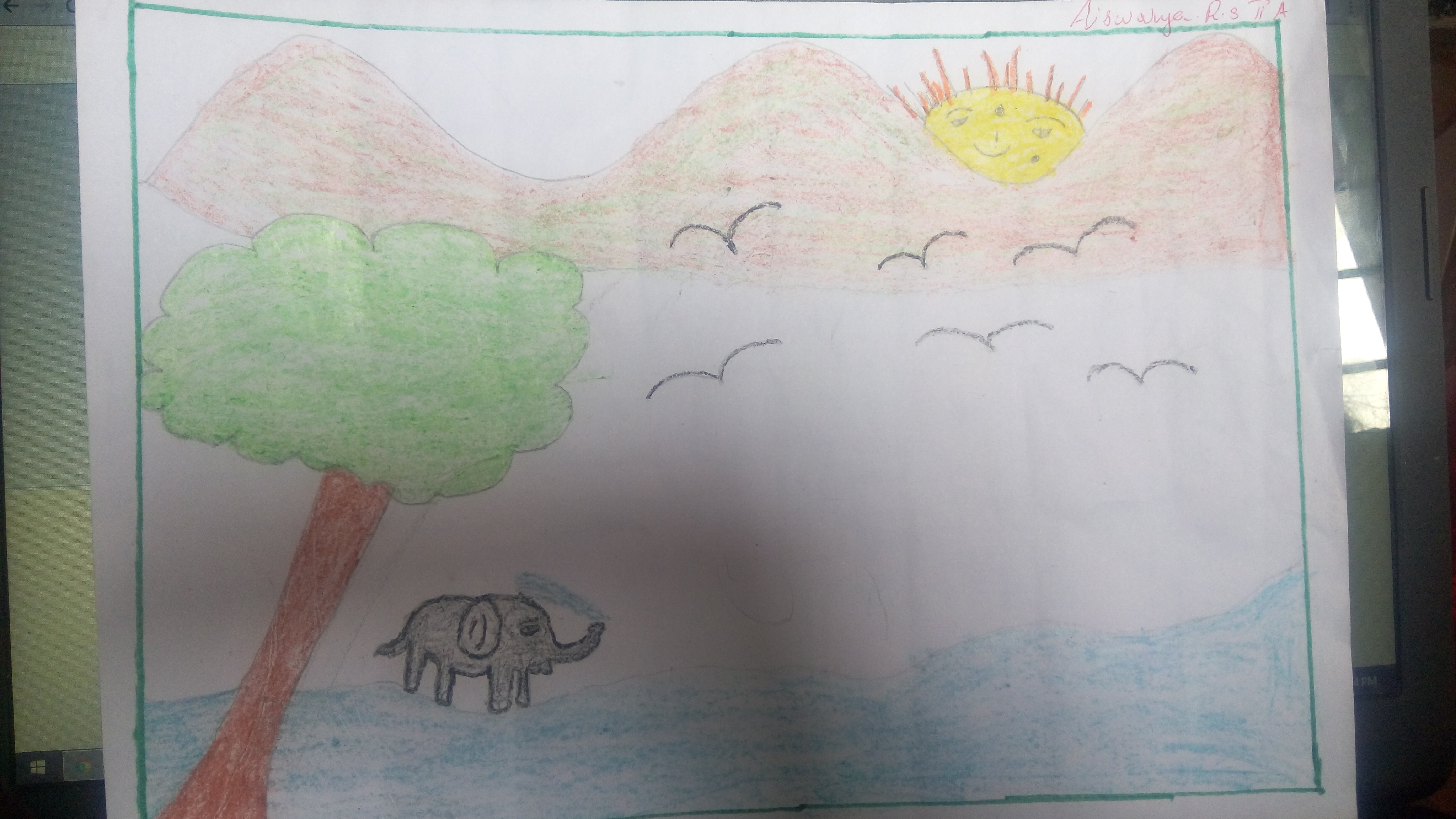 Aiswarya r s creative work